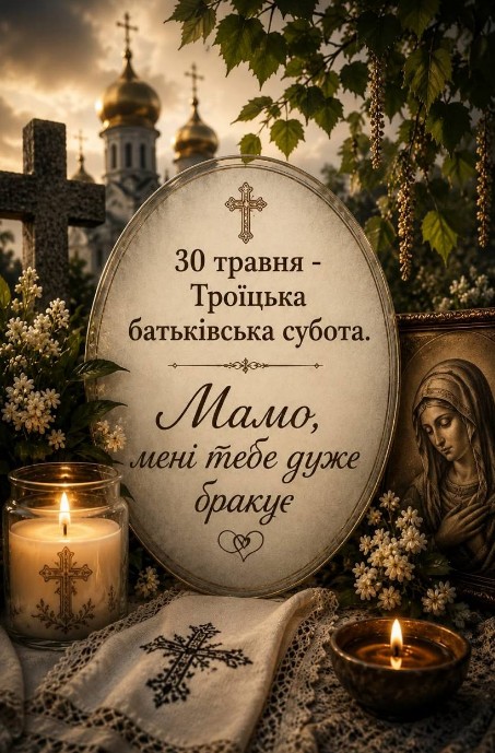 Листівка на Троїцьку батьківську суботу: пам’ять про маму
