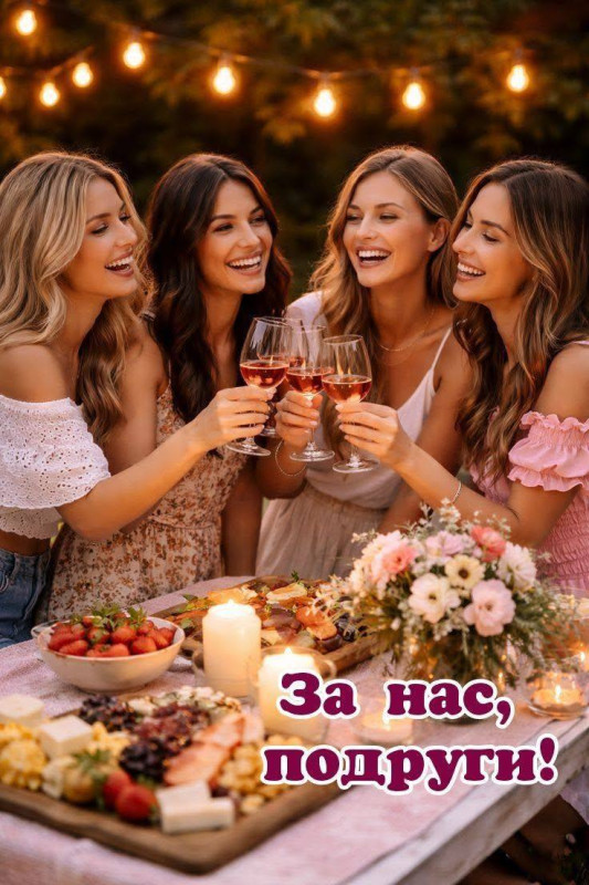 Листівка За нас, подруги!