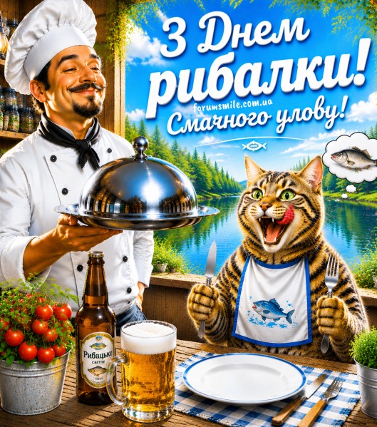 З Днем рибалки, смачного улову!