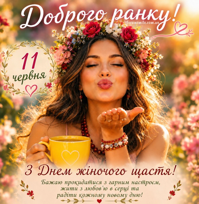 11 червня  - день жіночого щастя