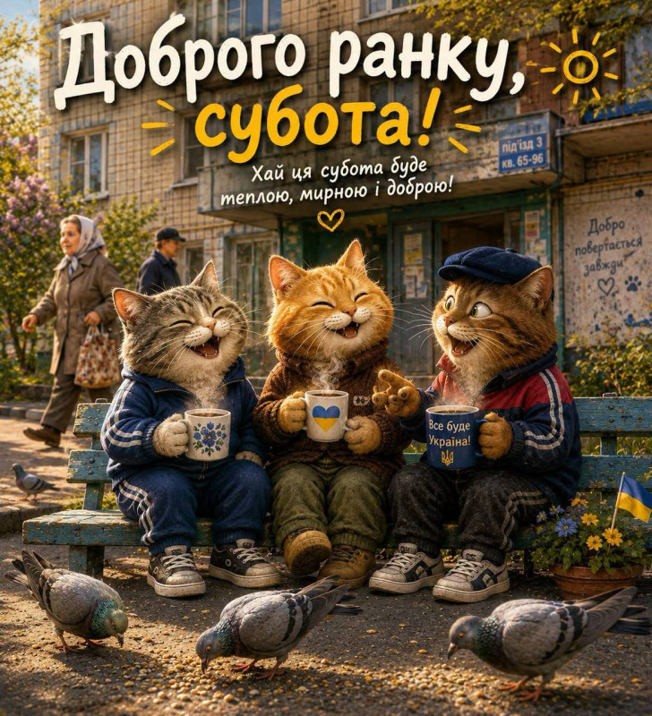 Листівка Доброго ранку субота