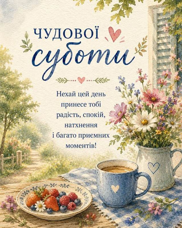 Листівка Чудової суботи