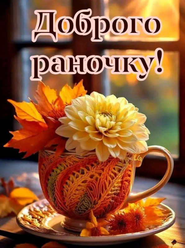 Тепле привітання Доброго раночку