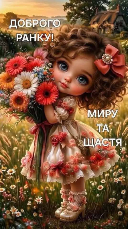 Доброго ранку, миру та щастя