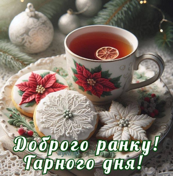 Доброго зимового ранку! Гарного дня!