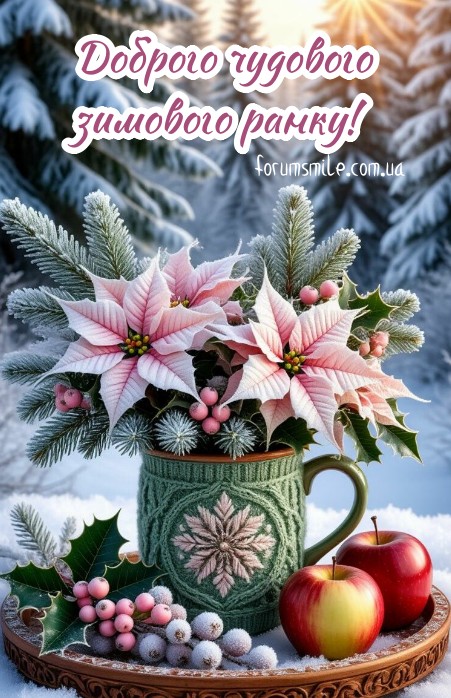 Чудового зимового ранку!
