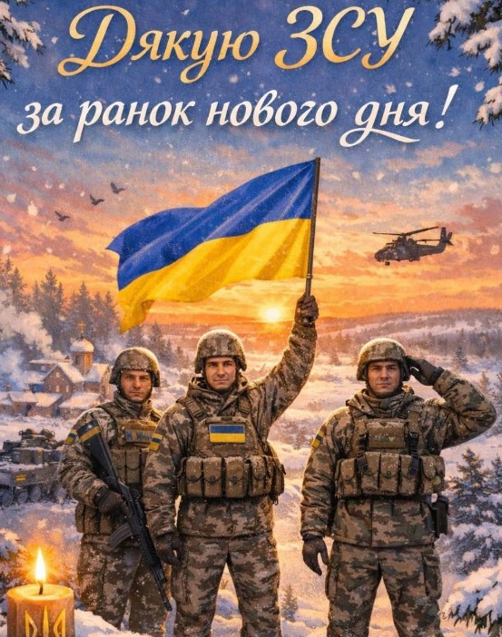 Дякую ЗСУ за ранок!