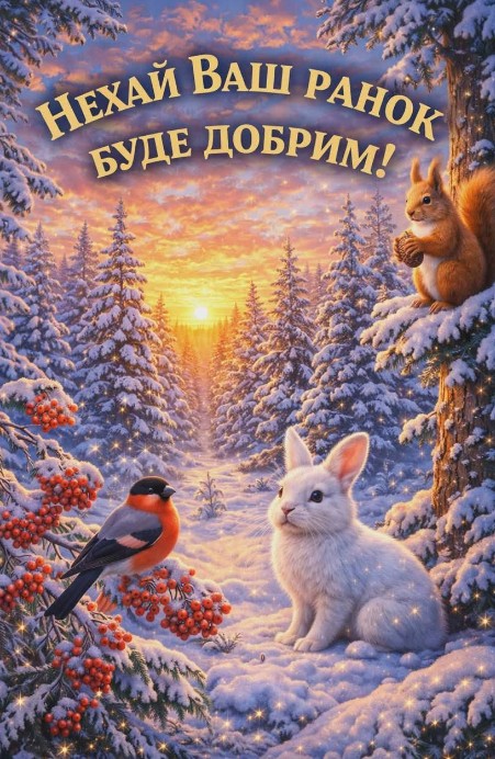 Доброго раночку! Хай цей день принесе щастя та добро!