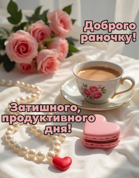 Доброго раночку! Затишного, продуктивного дня!