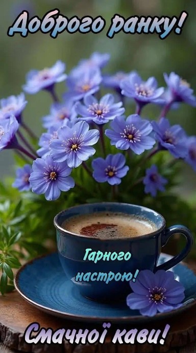 Листівка Доброго ранку для чудового настрою