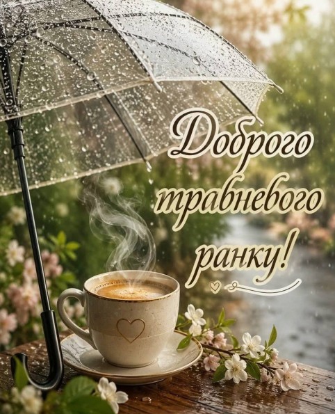 Листівка Доброго травневого ранку