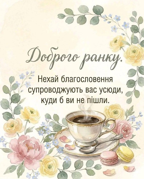 Благословенного ранку!
