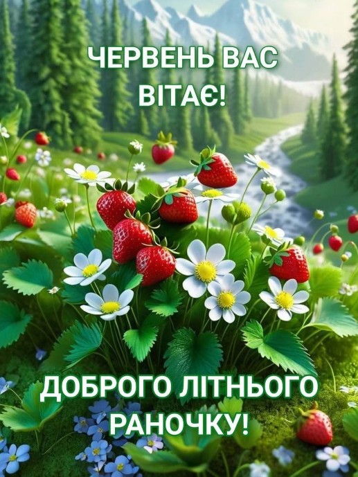Листівка Доброго літнього раночку