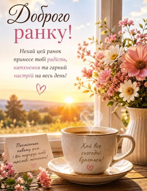 Листівка Доброго ранку