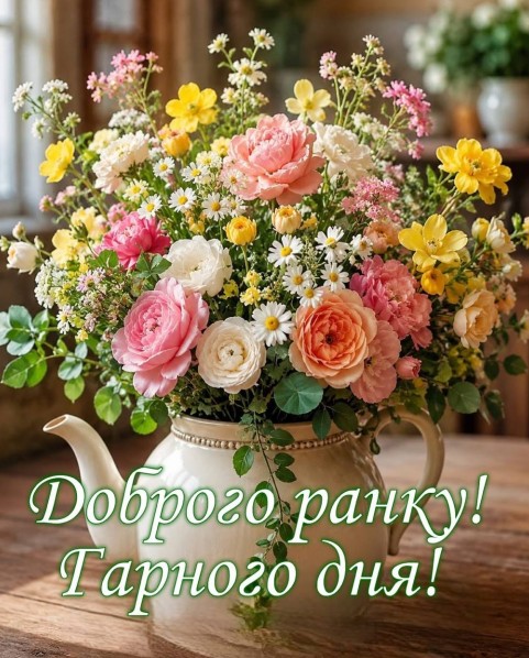 Доброго ранку та гарного дня