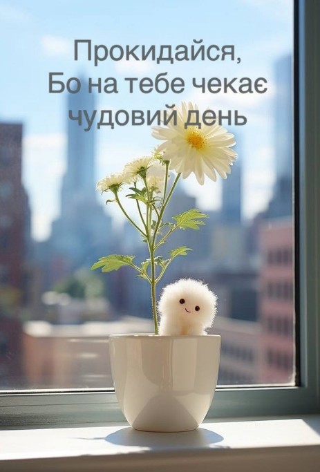 Прокидайся, бо на тебе чекає чудовий день