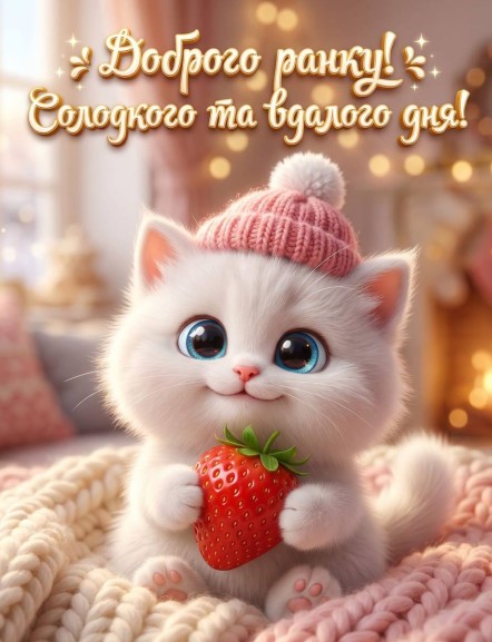 Доброго ранку, Солодкого та вдалого дня