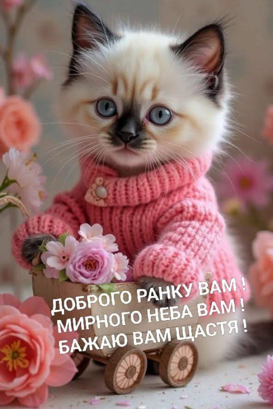 Ранкова листівка: Бажаю щастя та мирного неба