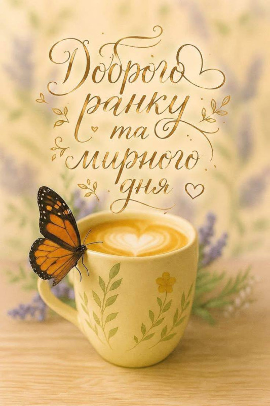 Доброго ранку та мирного дня