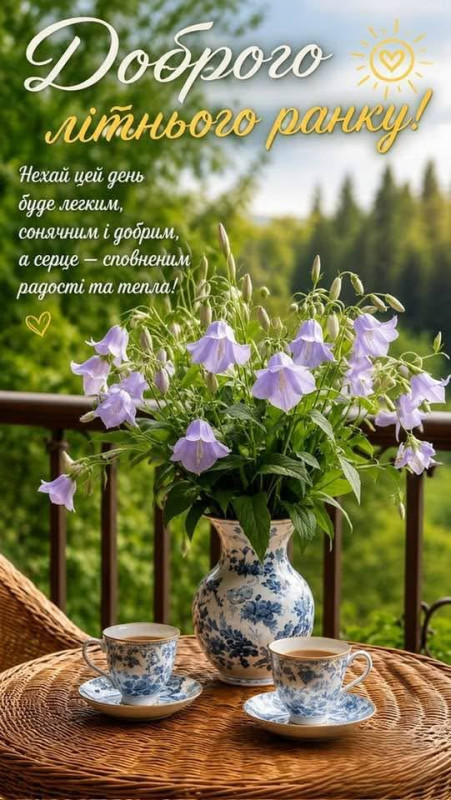 Доброго літнього ранку