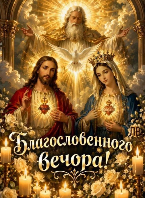 Благословенного вечора з Ісусом та Дівою Марією