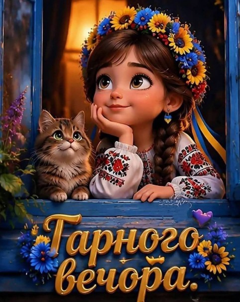Листівка Гарного вечора 