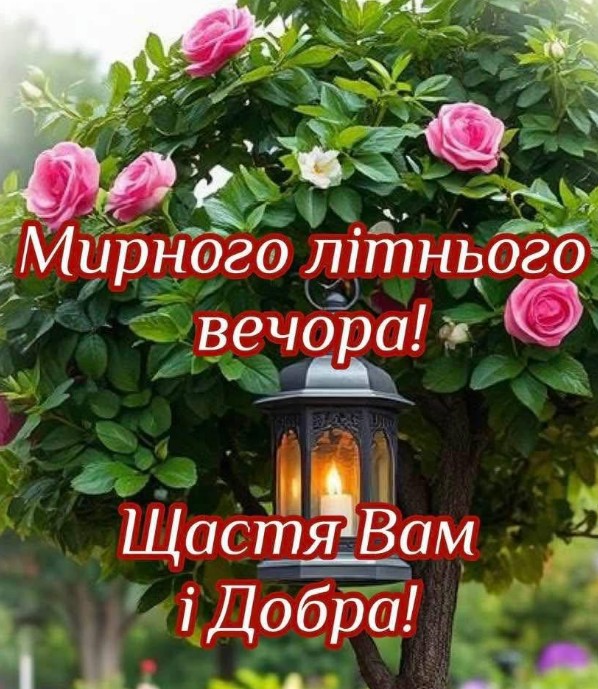 Мирного літнього вечора