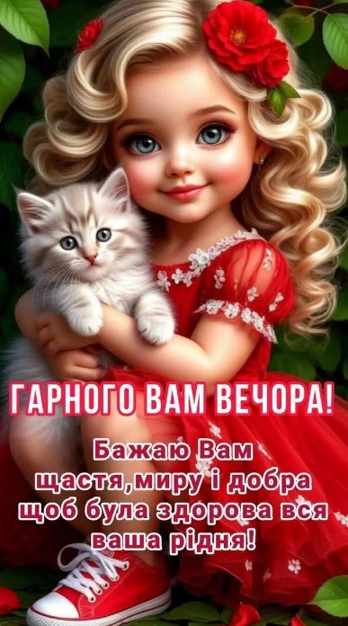 Гарного вечора! Миру, щастя та здоров'я.
