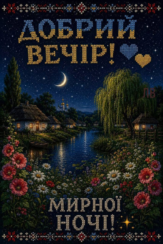 Добрий вечір та Мирної ночі
