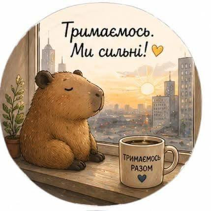 Листівка Тримаємось. Ми сильні!