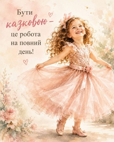 Листівка Бути казковою — це робота на повний день