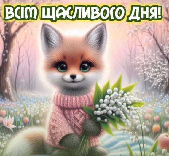 Листівка Всім щасливого дня! 