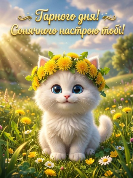 Гарного сонячного дня!