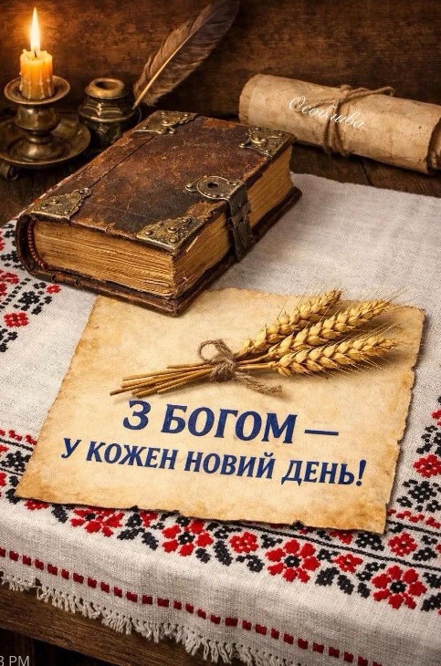 Духовне привітання, З Богом у кожен новий день!