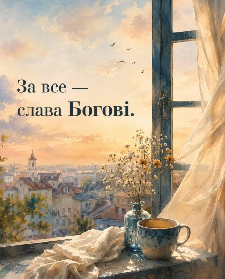 За все — слава Богові