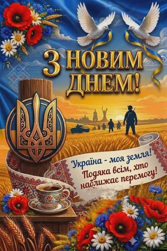 З новим днем! Україна — моя земля