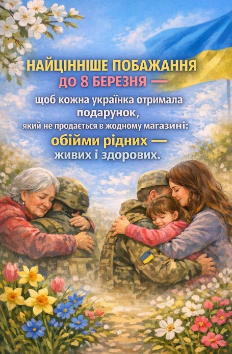 Побажання до 8 березня!