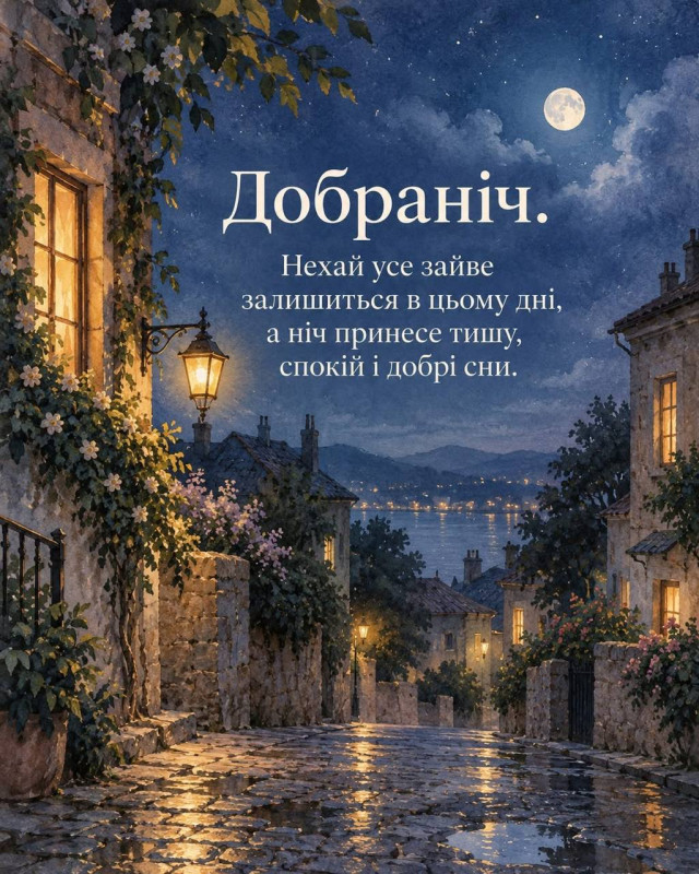 Затишна Листівка Добраніч