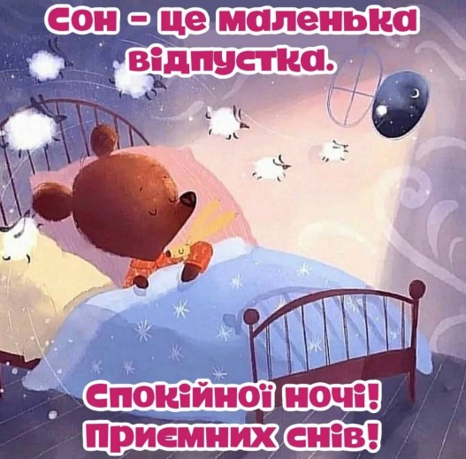 Гарної тихої ночі! 