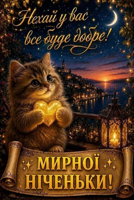 Побажанням мирної ночі