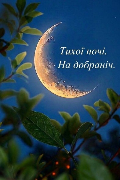 Тихої ночі, на добраніч