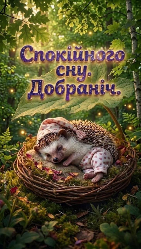 Спокійної ночі, Добраніч.