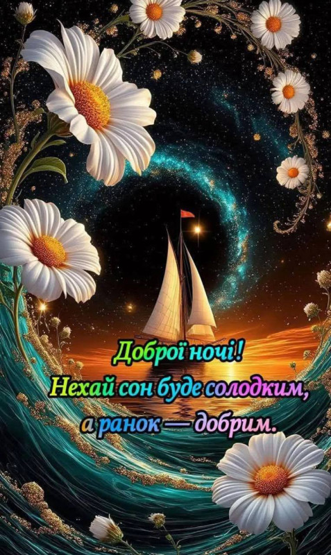Листівка Доброї ночі