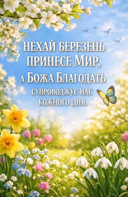 Коротке привітання з весною.