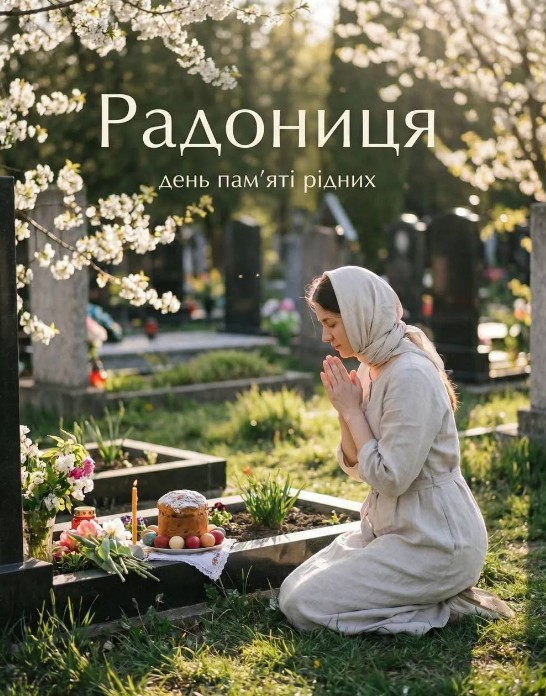 Листівка на Радоницю: день пам'яті померлих родичів