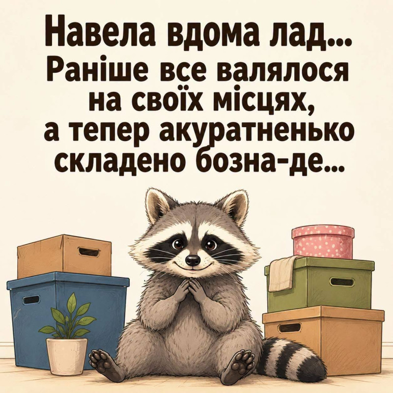 Прикольна картинка про прибирання