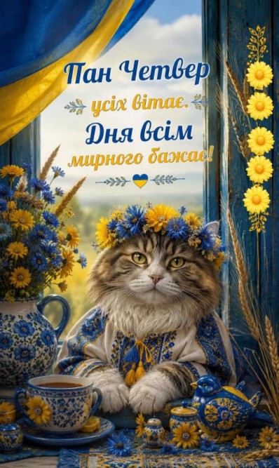 Доброго четверга, мирного дня!
