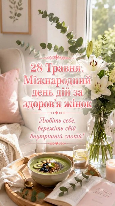 28 травня - Міжнародний день дій за здоров'я жінок.