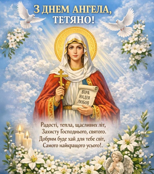  З днем Тетяни 12 січня