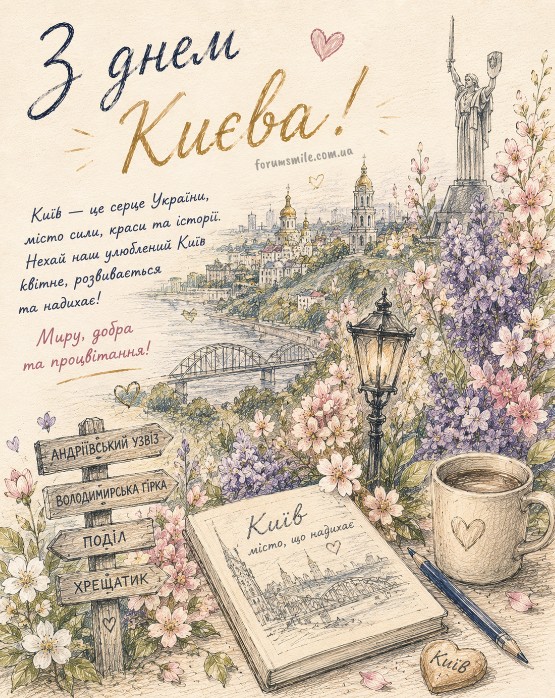 З днем Києва! Києв місто, що надихає!